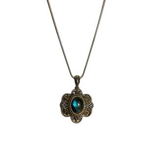 Carolyn Pollack Sterling Silver Pendant & Chain